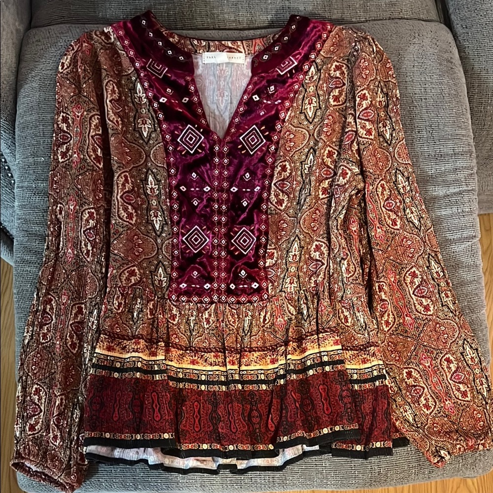 Bohemian Multicolor Blouse